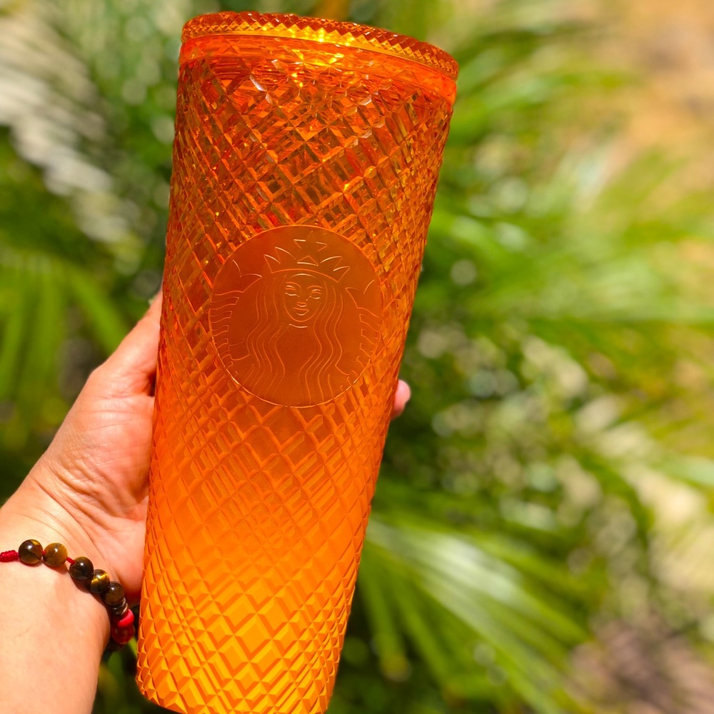 Starbucks Ombre Mango Jeweled venti Tumbler